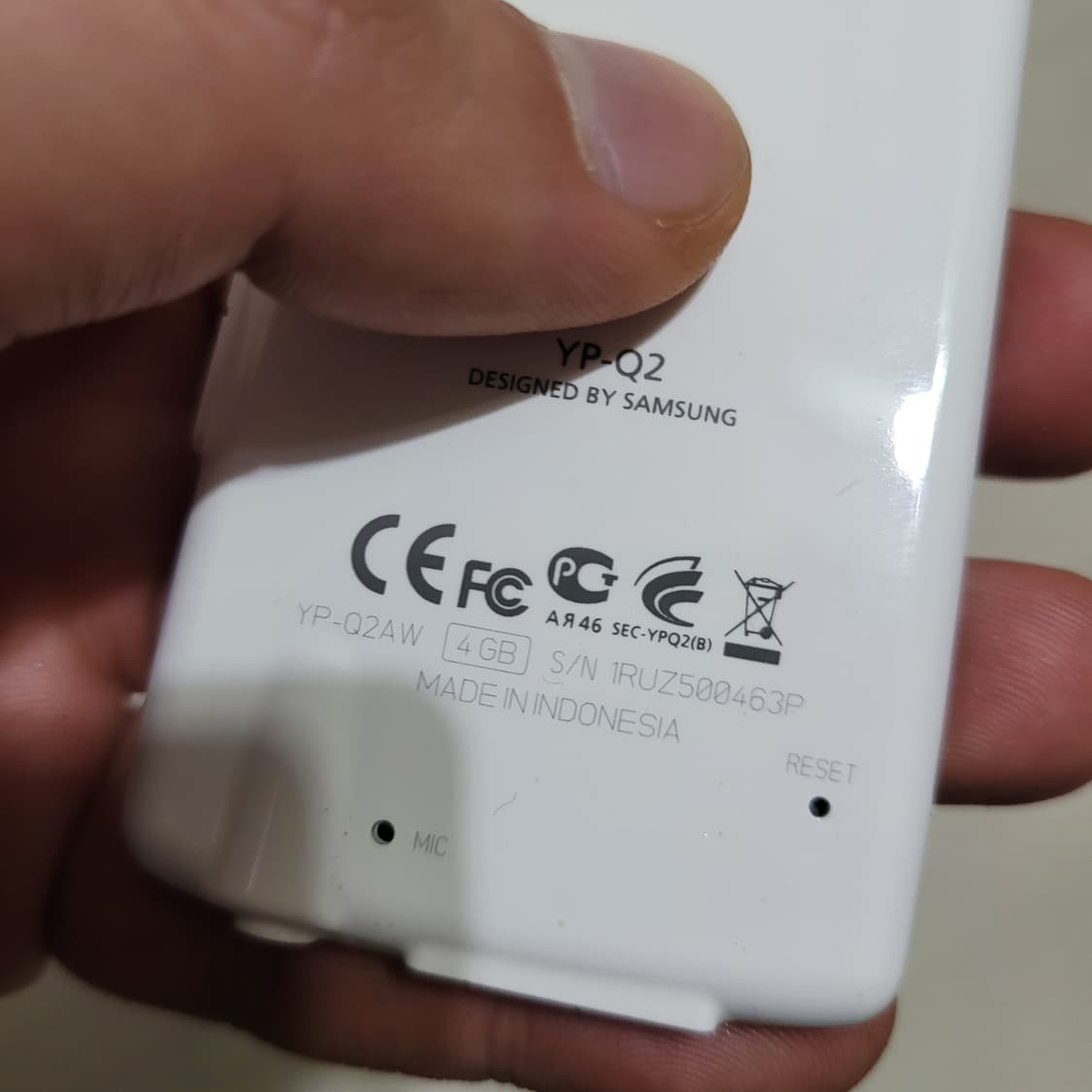 삼성 옙 YP-Q2 4기가 MP3 플레이어 상품이미지5