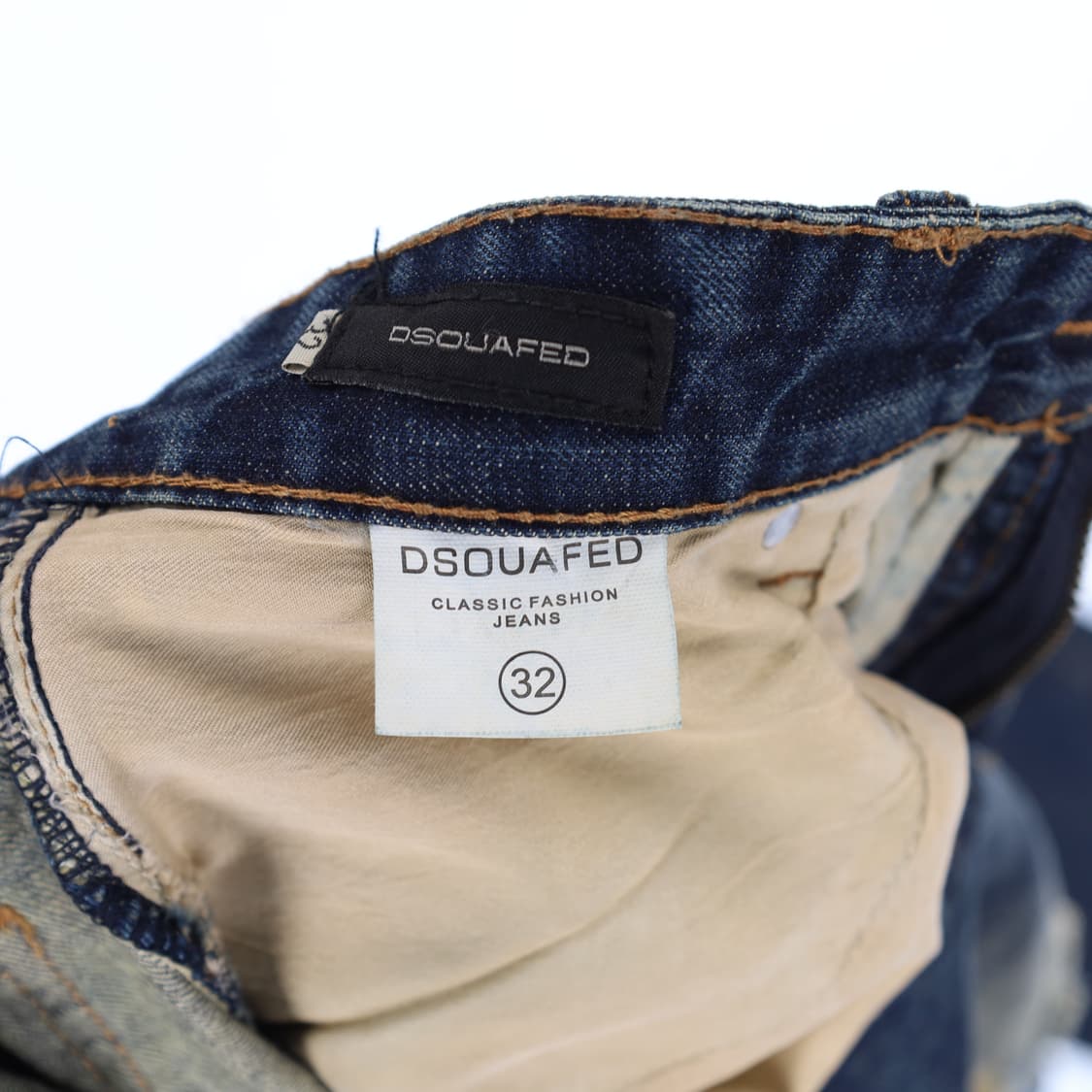 32 디스퀘어드 워싱 데미지 데님 팬츠 N7210 상품이미지7