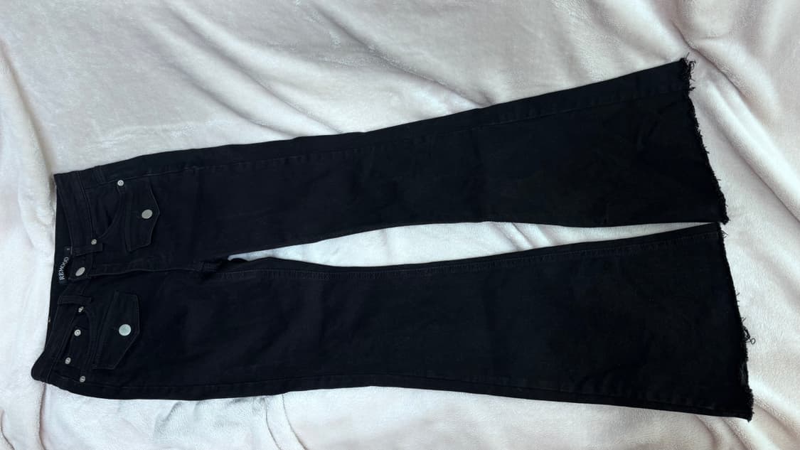 어반유니크 포켓 부츠컷 데님 블랙 S 상품이미지8