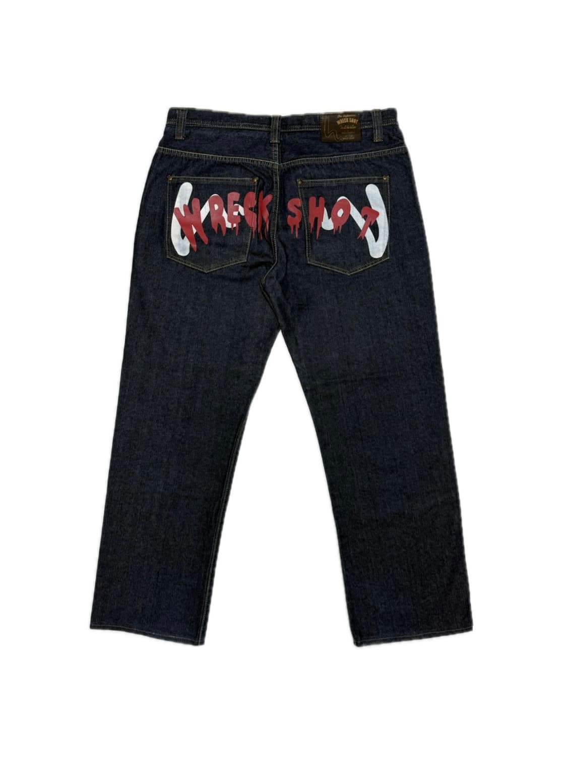 Wreck Shot 빈티지 프린팅 데님 팬츠 34 상품이미지1