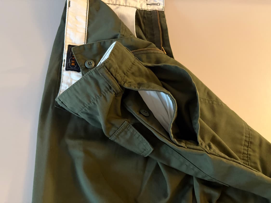 beams plus cotton pants (olive) 상품이미지6