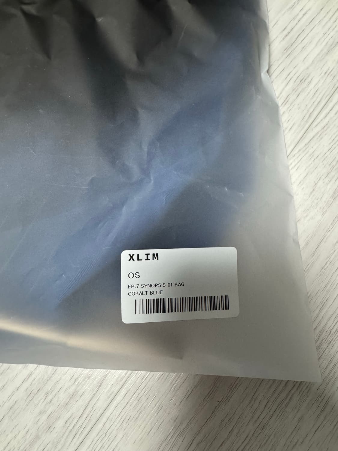 엑슬림 XLIM EP.7 SYNOPSIS 01 BAG BLUE 시놉시스백 상품이미지3