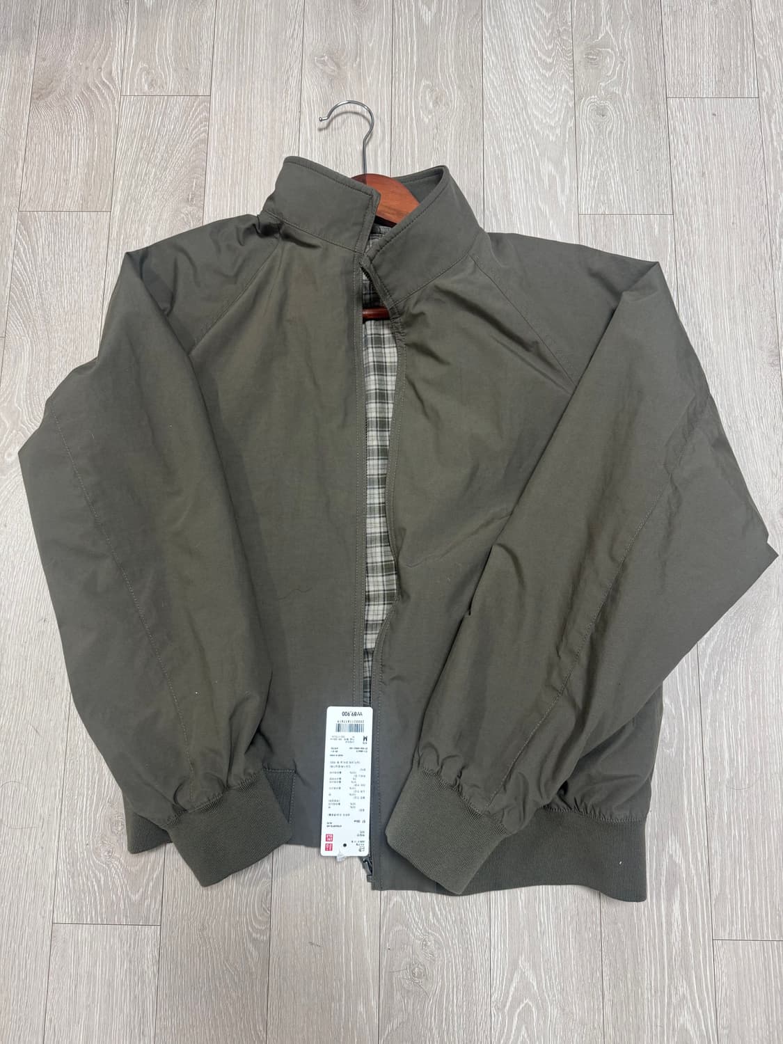 [M] 유니클로 해링턴 자켓 57올리브 상품이미지2