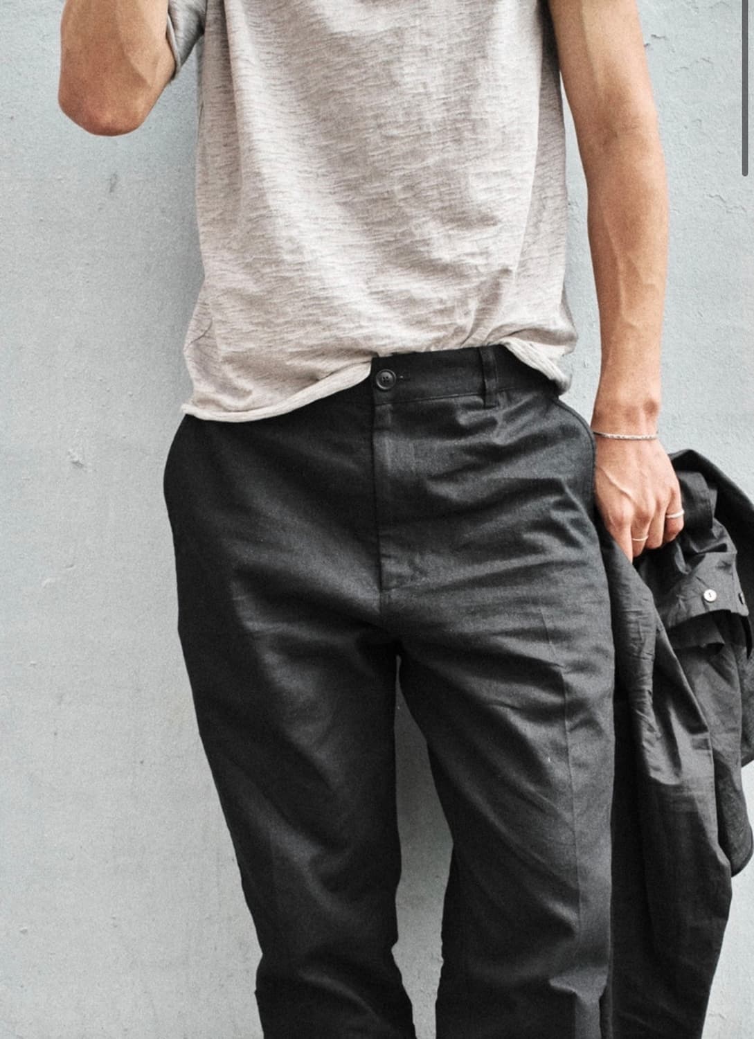 Textured Straight Pants 상품이미지1