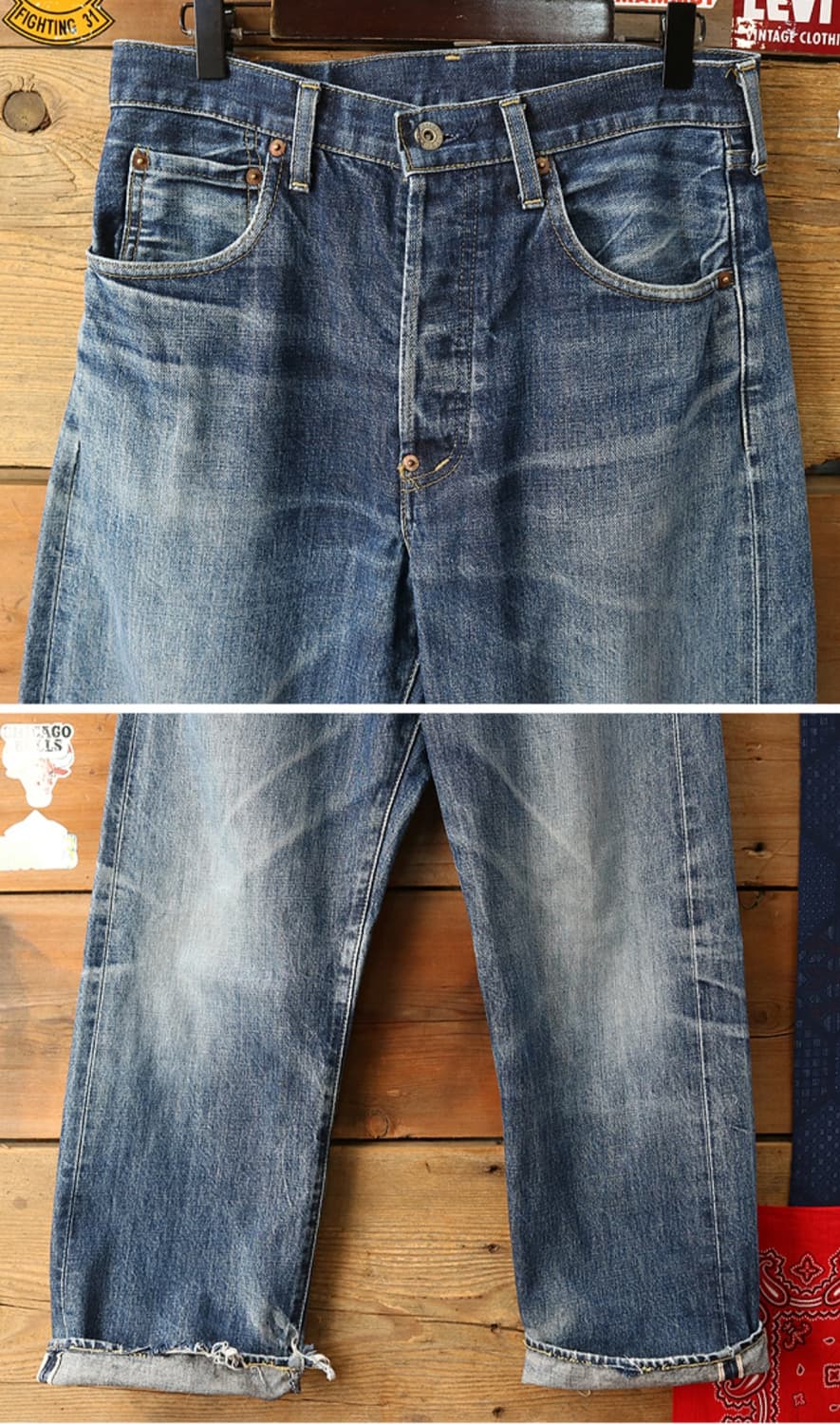 
일본판 90S LEVIS LVC 리바이스 702XX 빅 E 셀비지 데님 상품이미지3