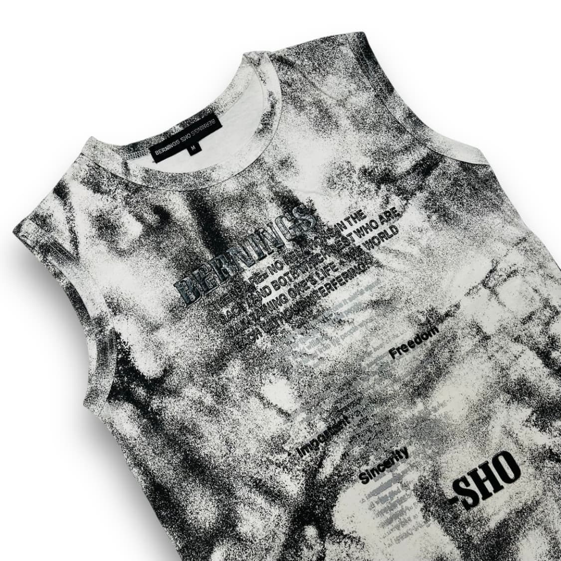 락시크 버닝 쇼 스프레이 아트 빈티지 슬리브리스 상품이미지2