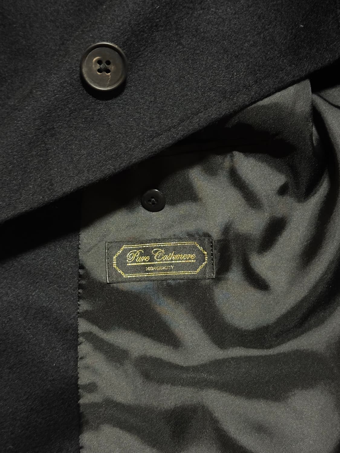 TEIJIN 퓨어 케시미어 발마칸코트 L 상품이미지8