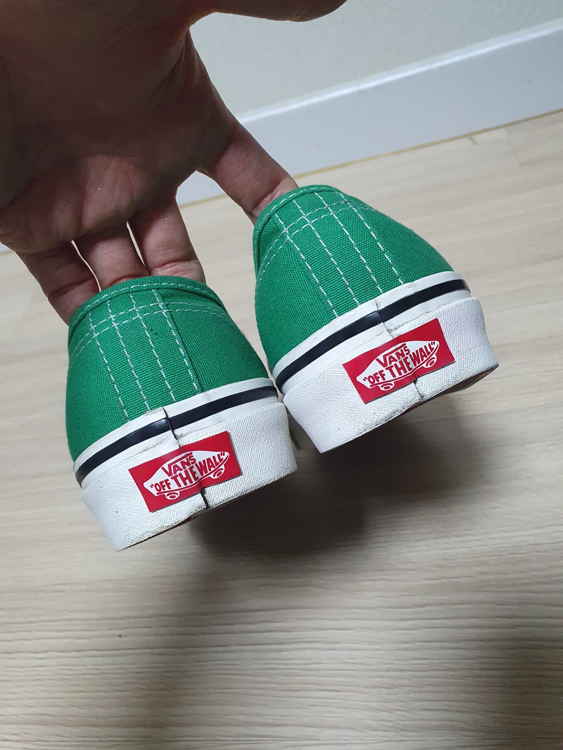 반스 어센틱 그린 스니커즈 260 상품이미지6