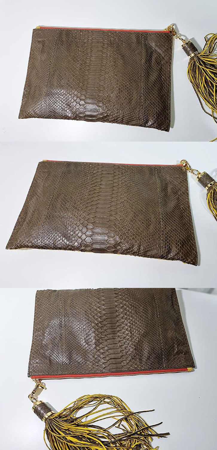 글렌다블룸 파이톤 클러치 상품이미지3