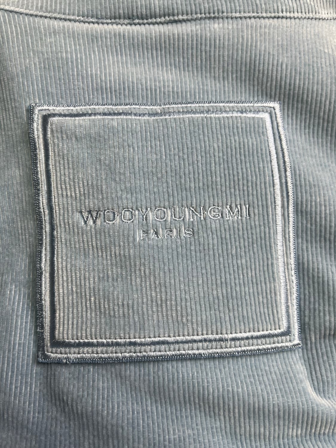 우영미 블루 코듀로이 점퍼 48사이즈 상품이미지6