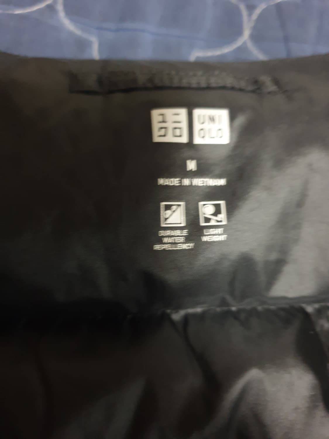 유니클로 경량 조끼패딩 블랙 (M) 상품이미지2