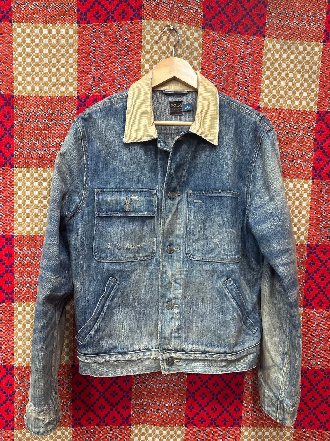 폴로랄프로렌 데님덩가리 데님 트러커 자켓 (M).  상품이미지1