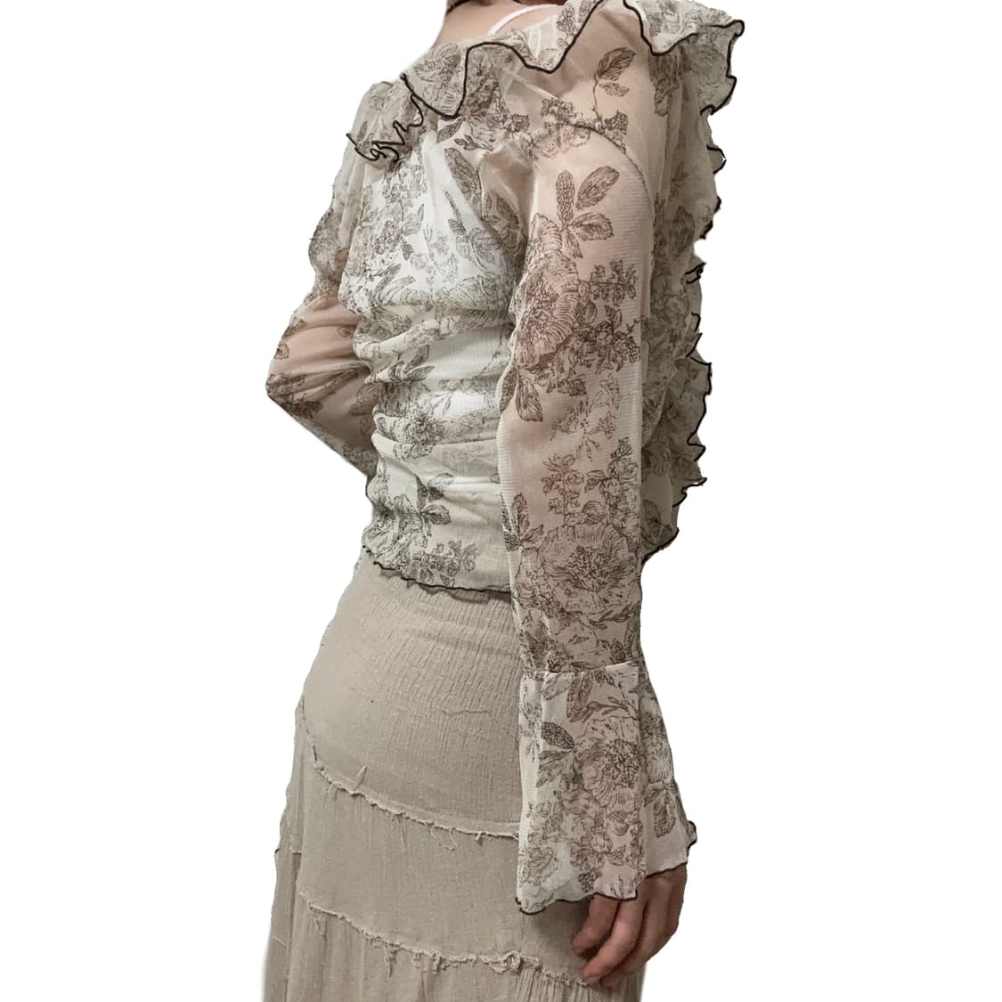 Blouse cardigan  상품이미지3