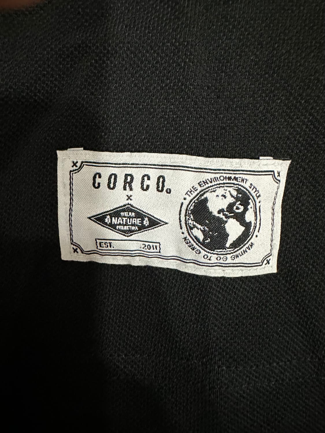 코르코(CORCO) 캠핑 와펜 반팔 카라티 M 새상품 상품이미지5