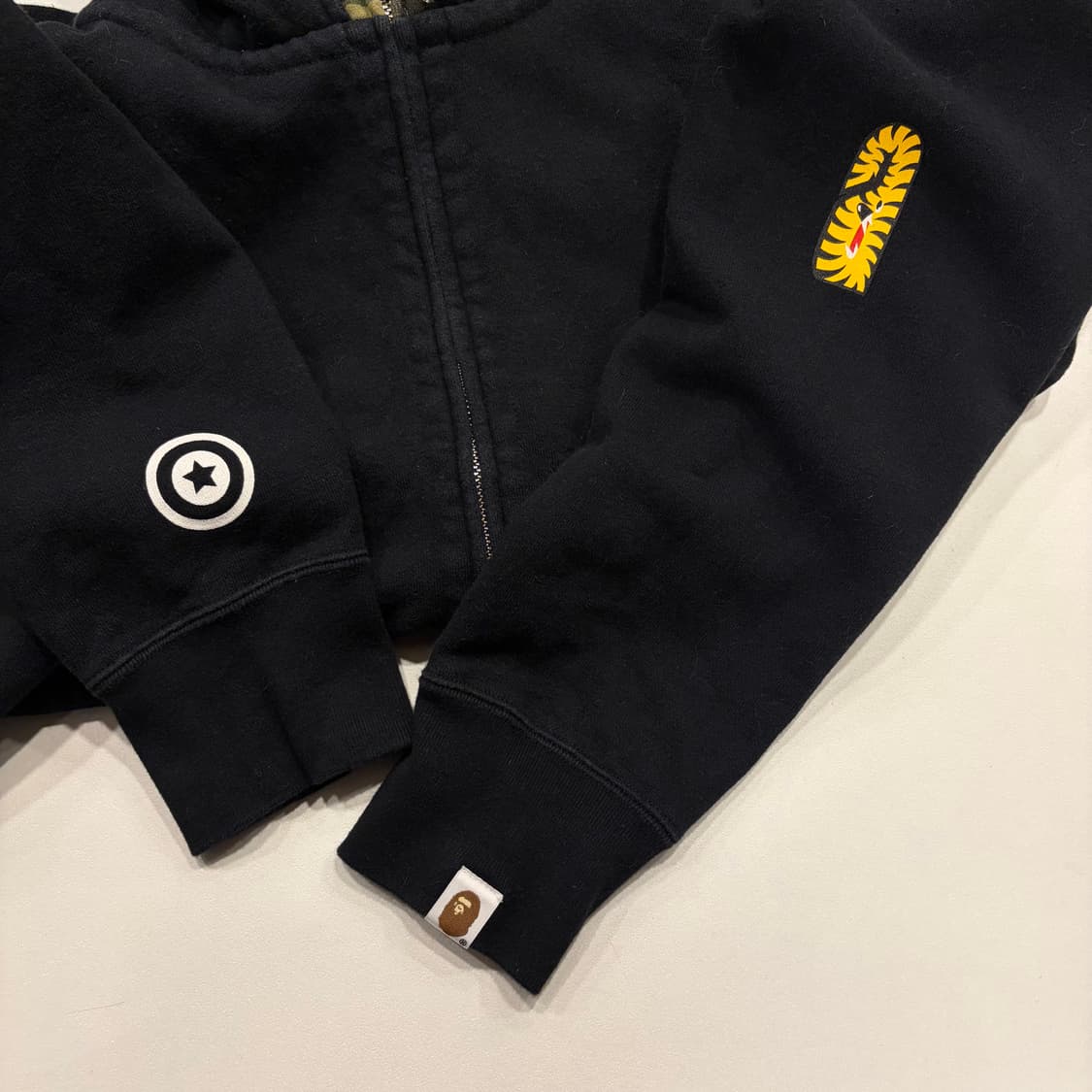 [L] 베이프 더블후드 블랙 샤크 후드집업 B318 상품이미지10