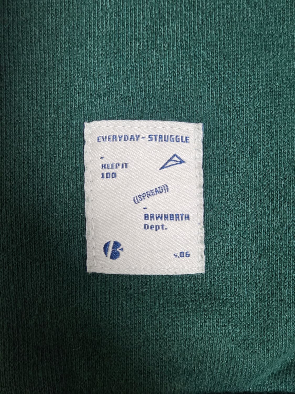 브라운브레스 BB CIRCLE ZIP-UP HOODIE - GREEN 상품이미지6