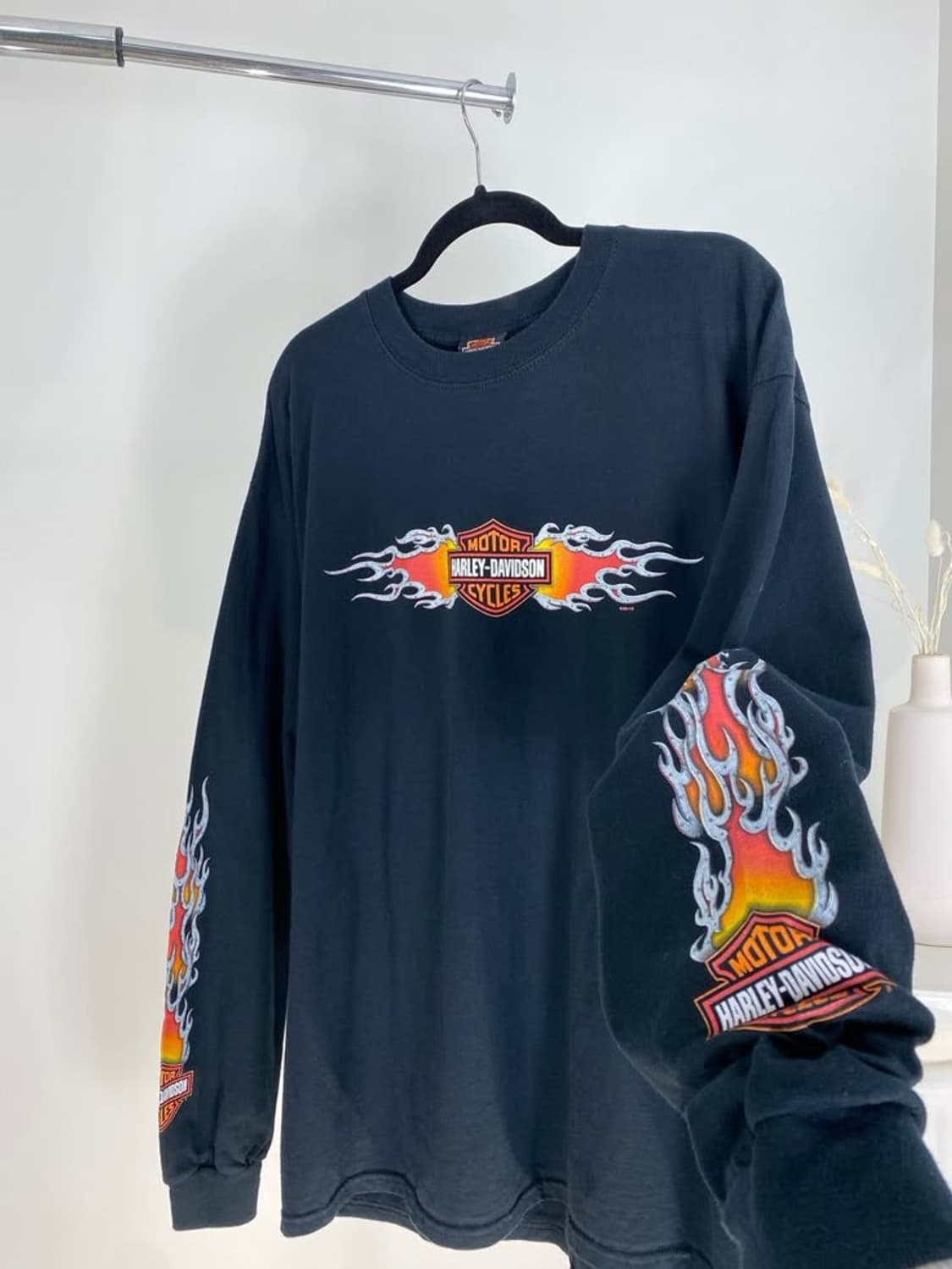 할리데이비슨 00’s 플레임 롱슬리브 상품이미지2