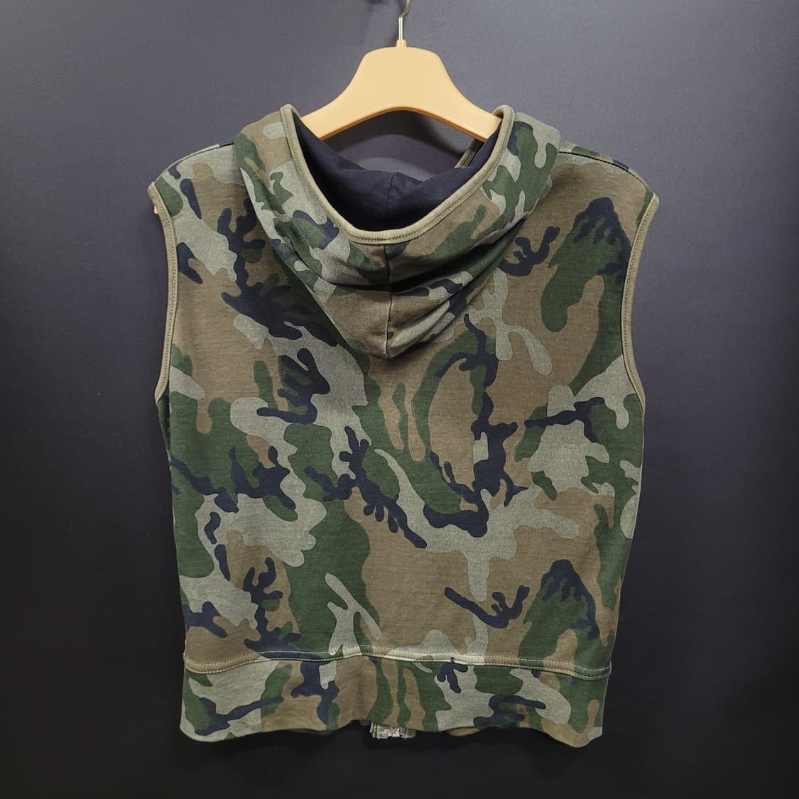 UK 밀리터리 빈티지 카모 슬리브리스 후드집업 상품이미지5