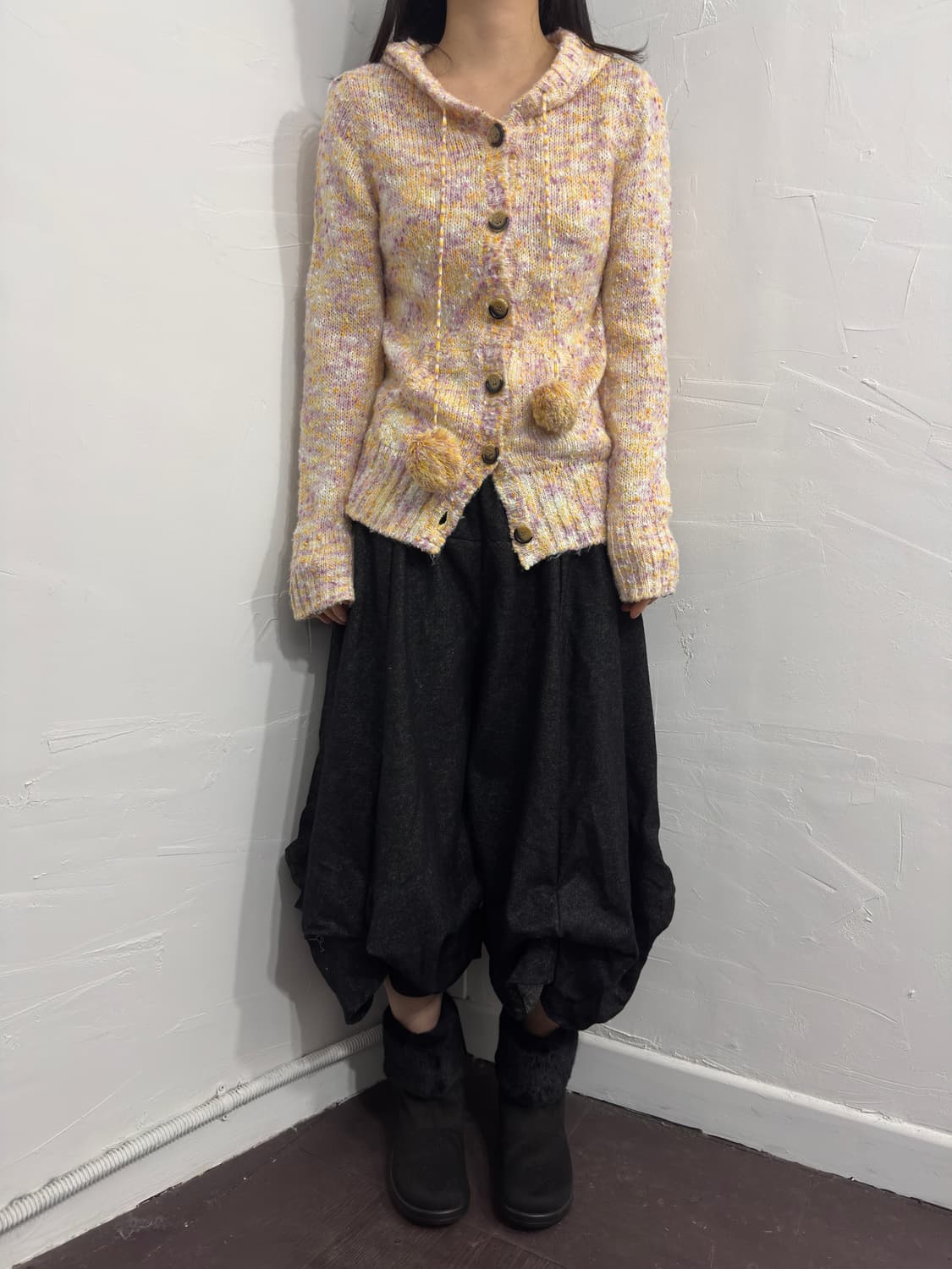 olive des olive hood design cardigan 상품이미지3