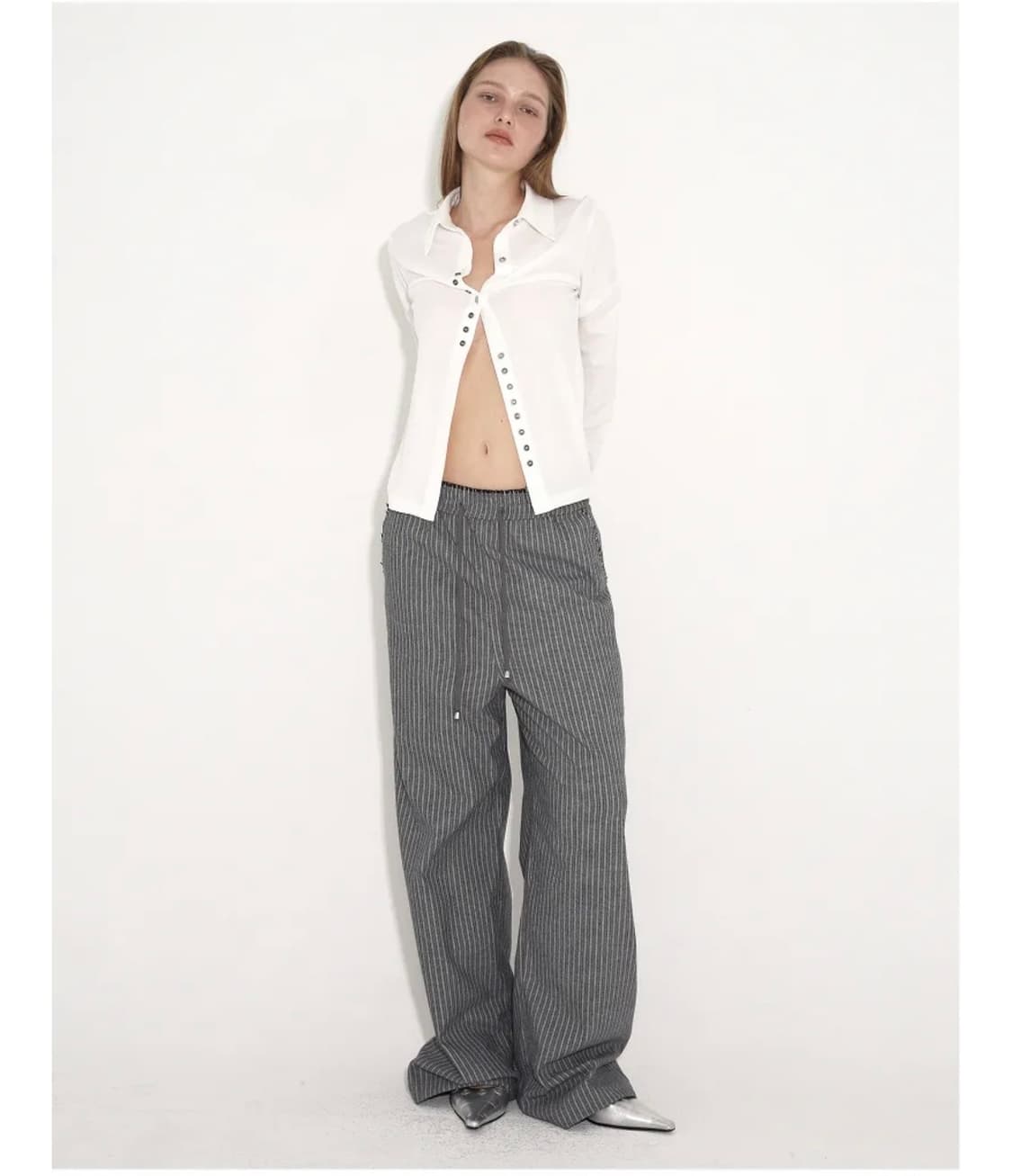 폴리수엠 FINAL EFFORTLESS PANTS 그레이 상품이미지2