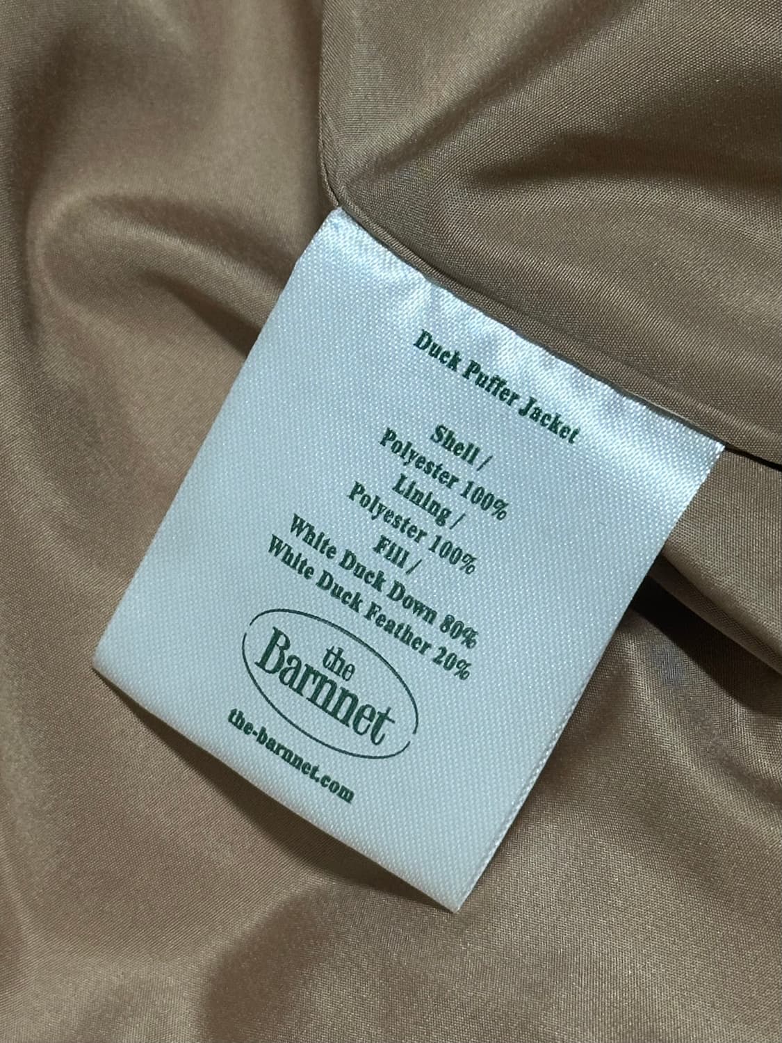 더바넷 구스 푸퍼 자켓 패딩 (네이비 상품이미지5