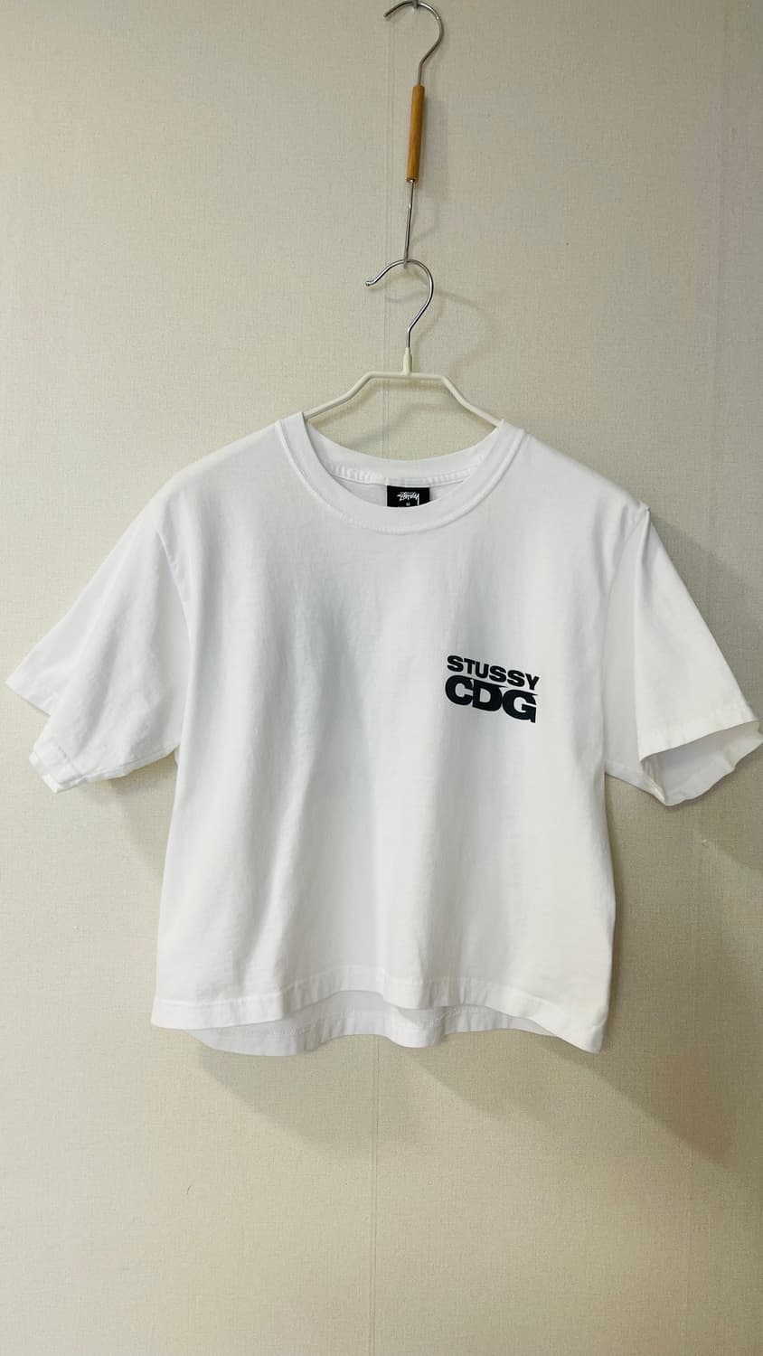 스투시 x 꼼데가르송 콜라보 CDG 서프맨 여성 반팔티 M  상품이미지3