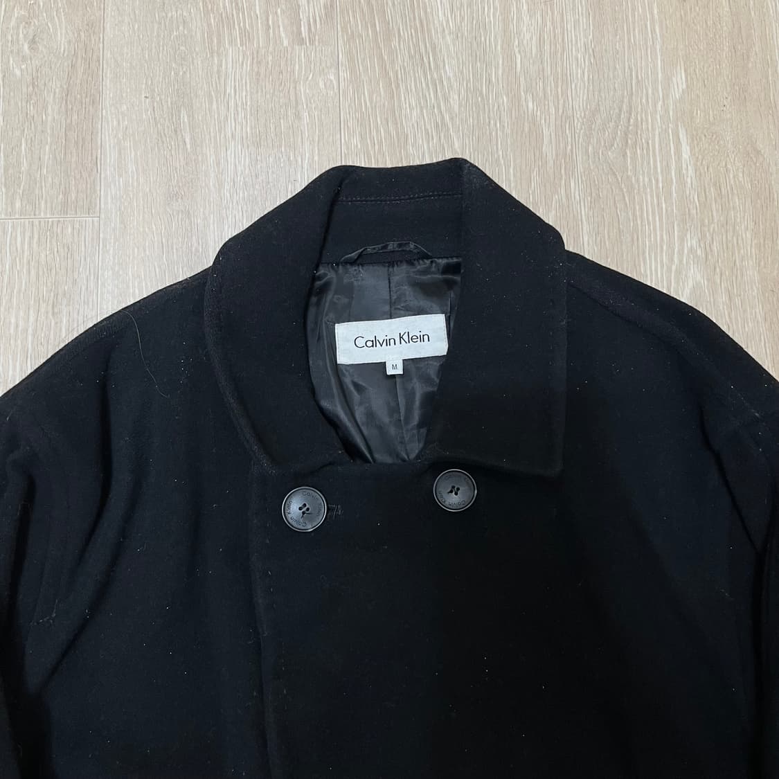 캘빈클라인 남성 모직 더플 코트 M/95 상품이미지1