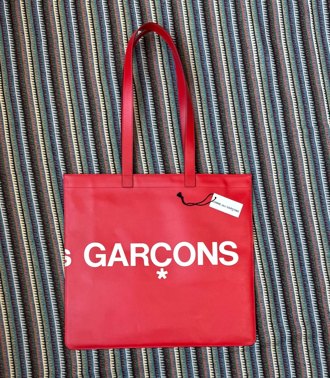 꼼데가르송 레더 쇼퍼백 숄더백 상품이미지2