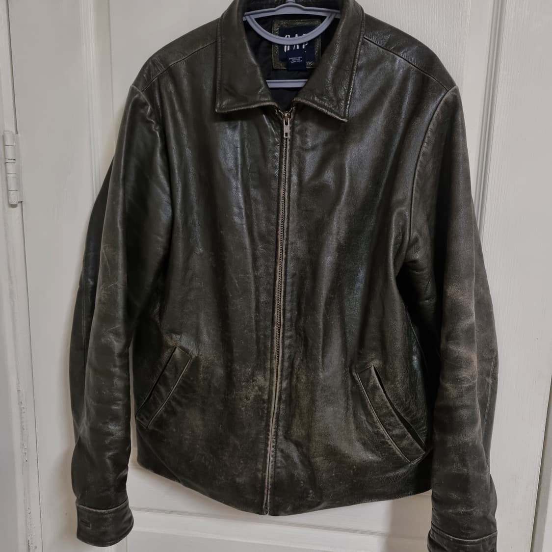 올드갭 레더자켓 브라운 M 상품이미지7