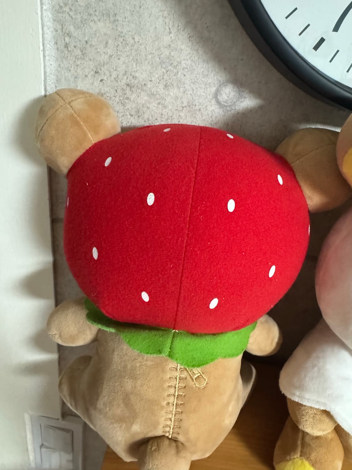 빈티지 고전 리락쿠마 딸기 코스튬 시팅인형 소장품 상품이미지6