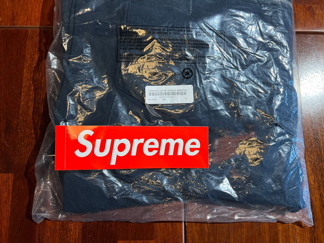 슈프림 집업 후드 | Supreme Contrast Zip Up 상품이미지4