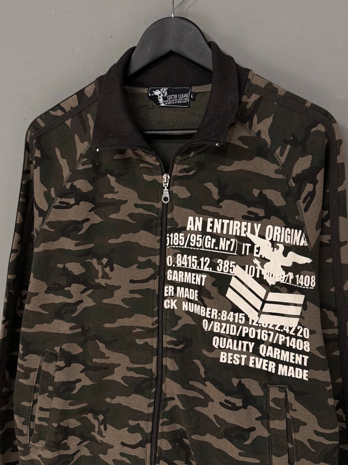Center Clease 카모플라쥬 집업 자켓 상품이미지2