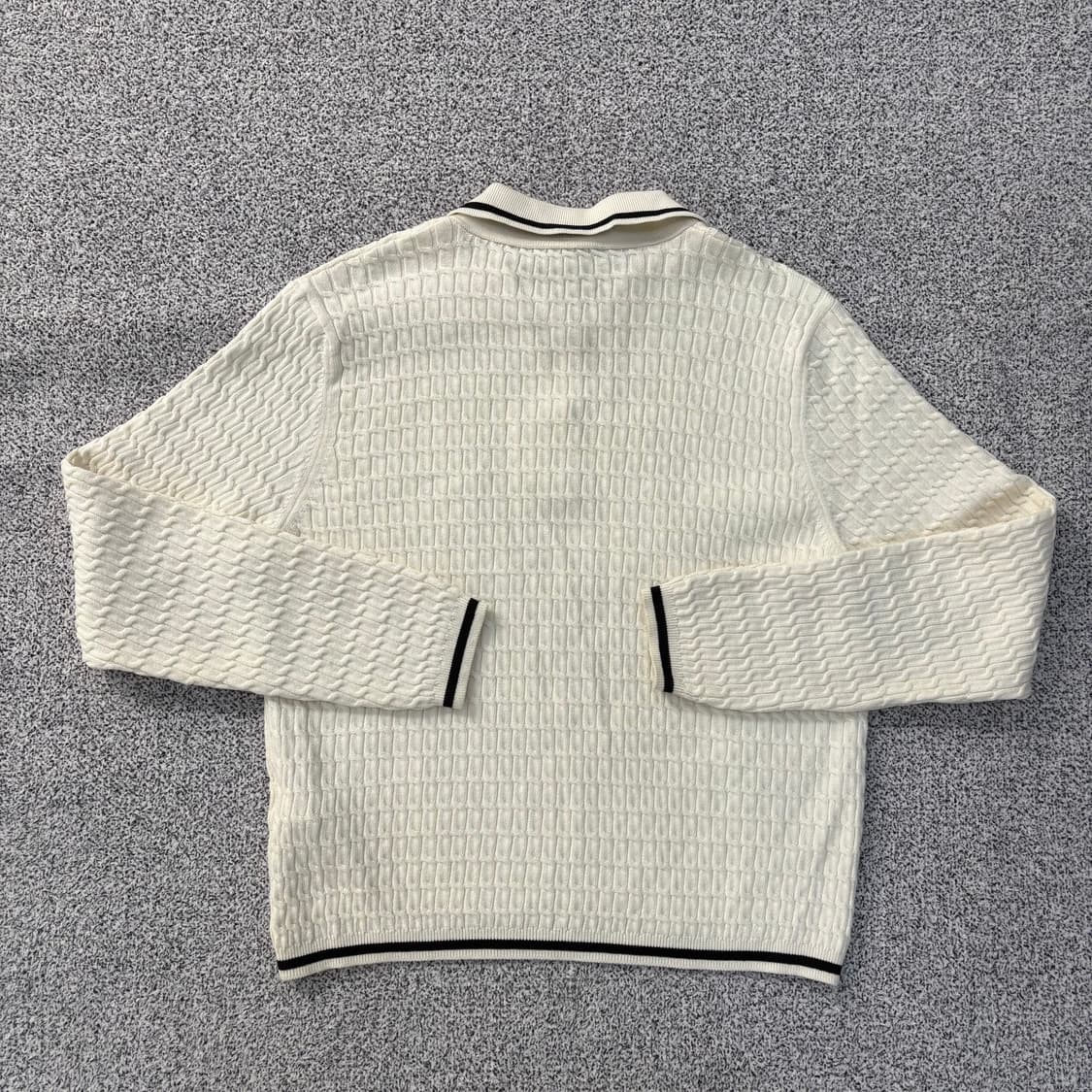 L 자라 케이블 니트 폴로 스웨터 0311J 상품이미지3