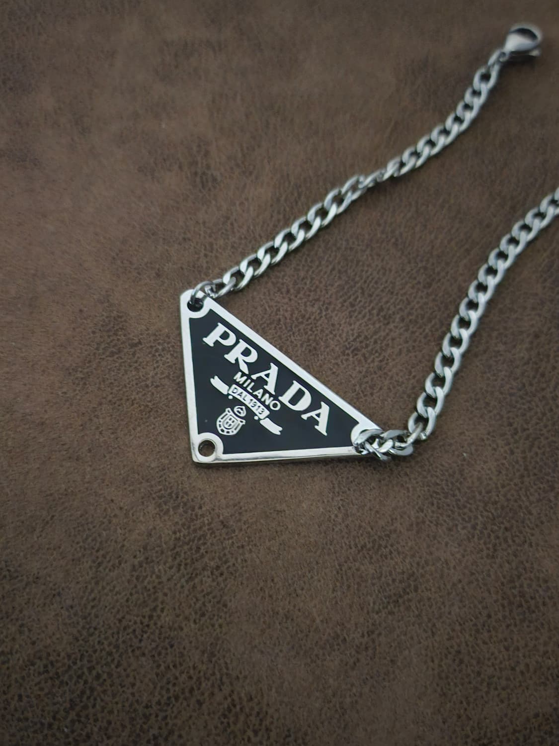462 프라다 정품 빈티지 업사이클링 남자 팔찌 남여공용 상품이미지3