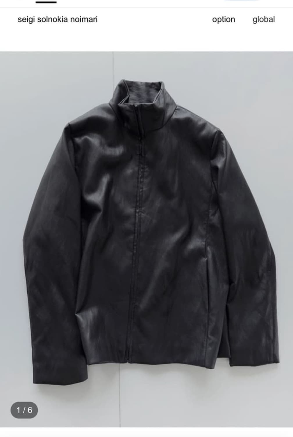 Seigi 레더자켓 3사이즈 상품이미지1