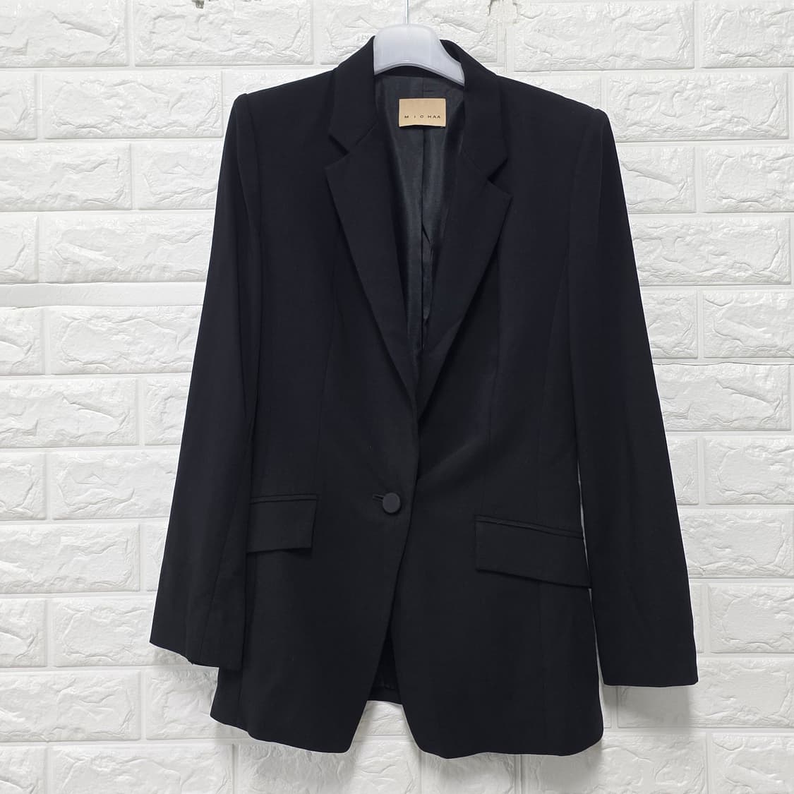 미샤 블랙 싱글 버튼 자켓 M 상품이미지1