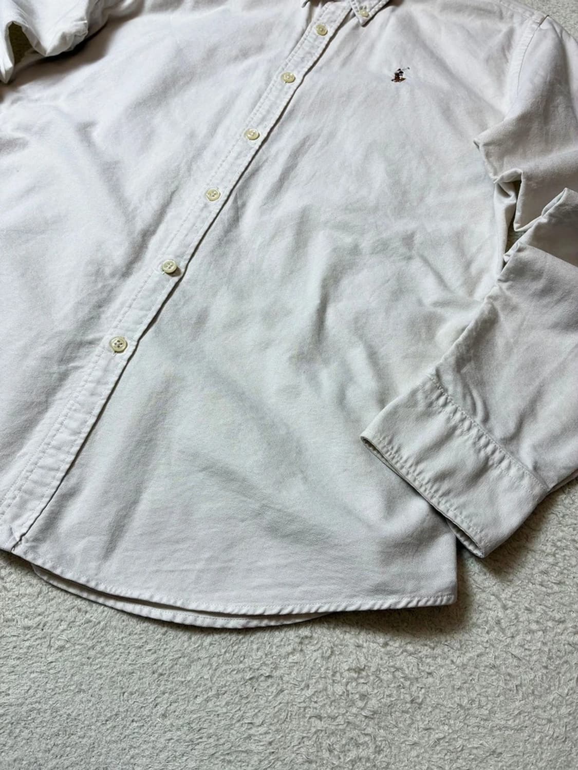 폴로 랄프로렌 옥스포드 자수 로고 화이트 셔츠 PN6982 상품이미지4