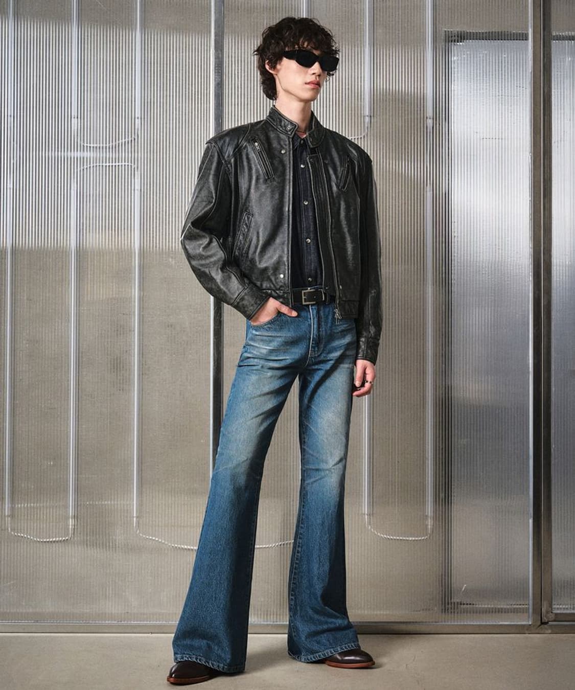 엘무드 스모커 카우하이드 리얼 레더자켓 46 상품이미지4