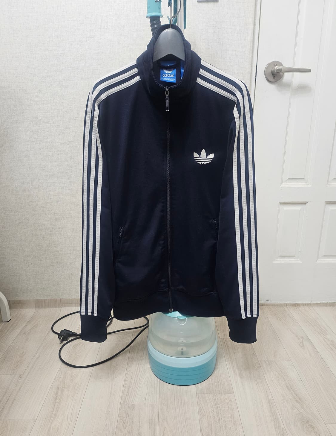 (100~105)L☆초대장급☆ 아디다스 파이어버드 [네이비] 트랙탑져지 상품이미지1