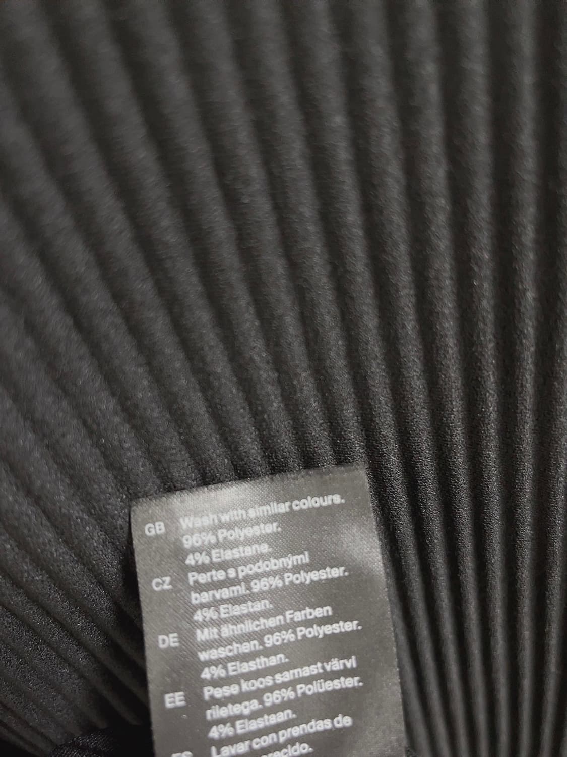 코스 플리츠 원피스 블랙 상품이미지5