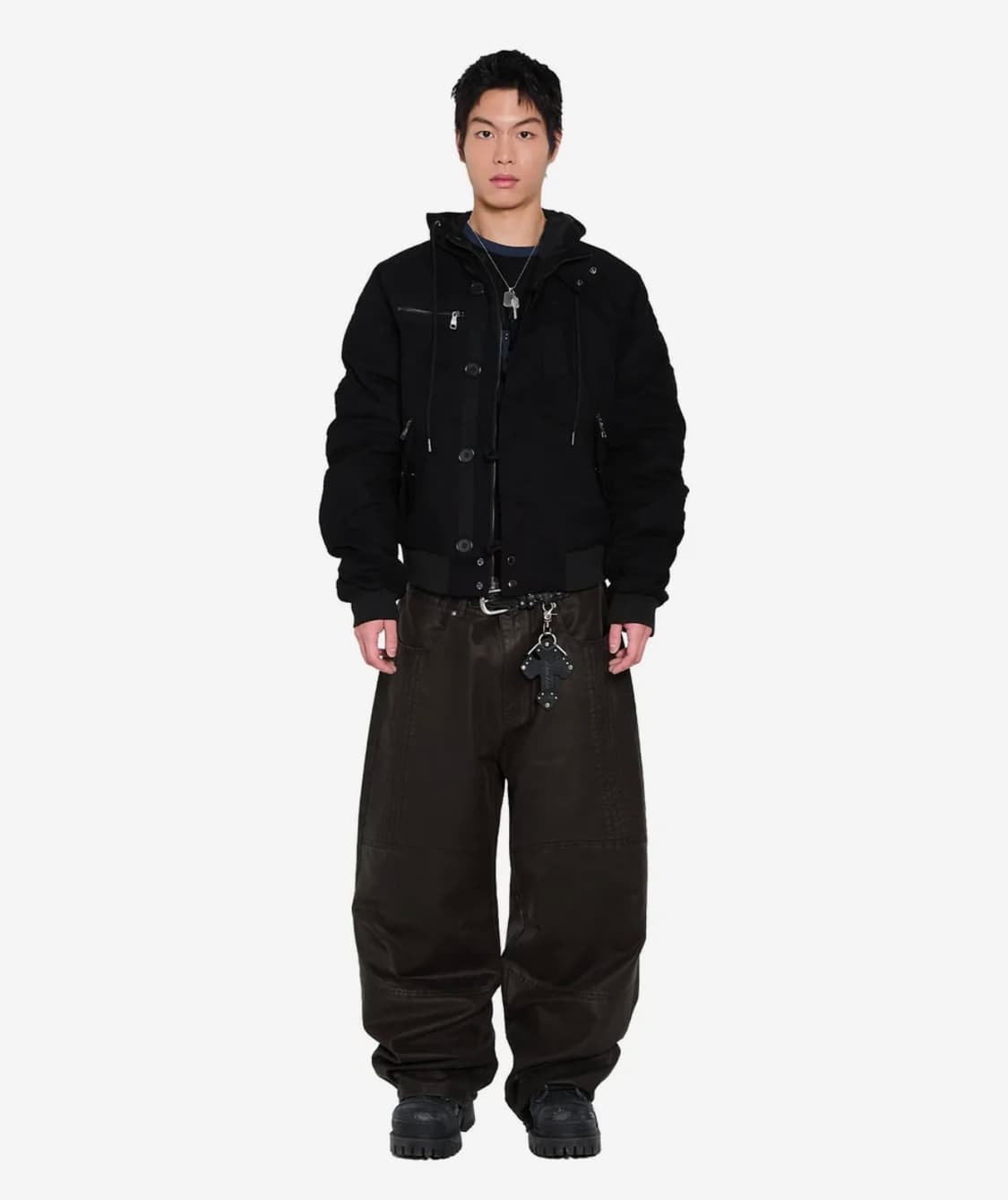 아캄 자켓 Button Placket Cotton Ma-1 Jacket 상품이미지3