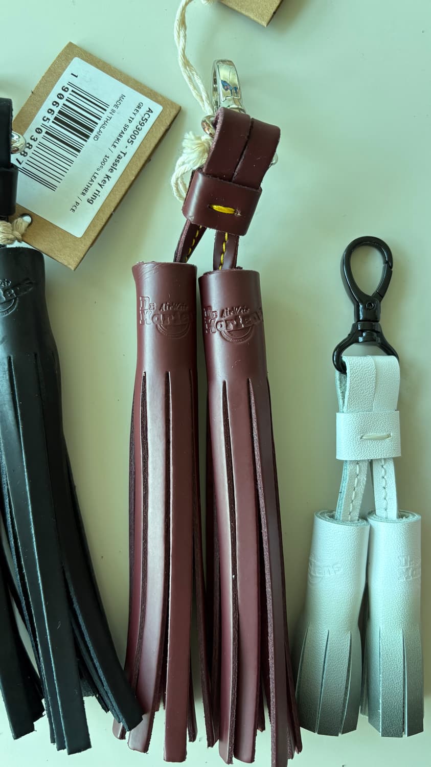 닥터마틴 가죽 태슬 키링 (5개일괄판매) 새상품 상품이미지4