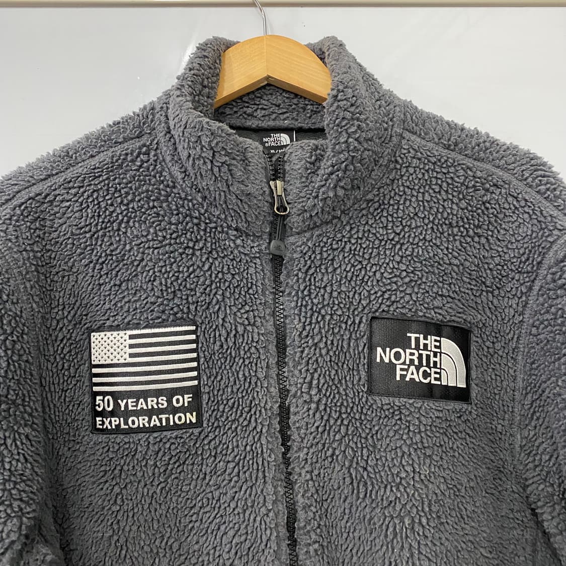 노스페이스 50주년 로고 후리스 상품이미지3