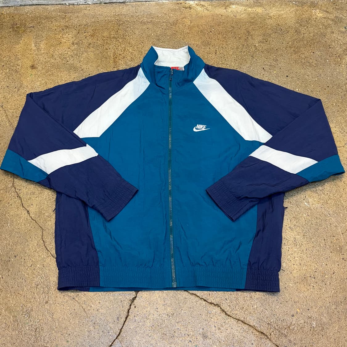 레어 80s 미국 빈티지 나이키 스몰 스우시 바람막이 상품이미지1