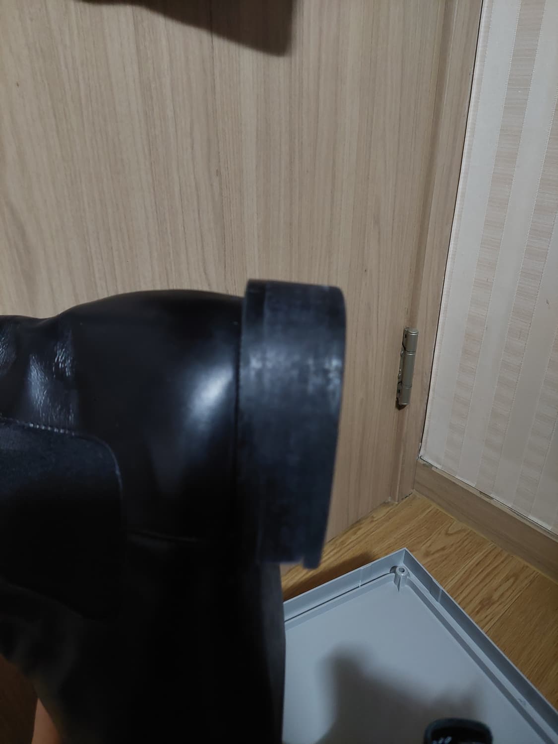 [290] 로맨틱무브 셀렉션 스퀘어토 첼시 부츠 (블랙) 상품이미지3