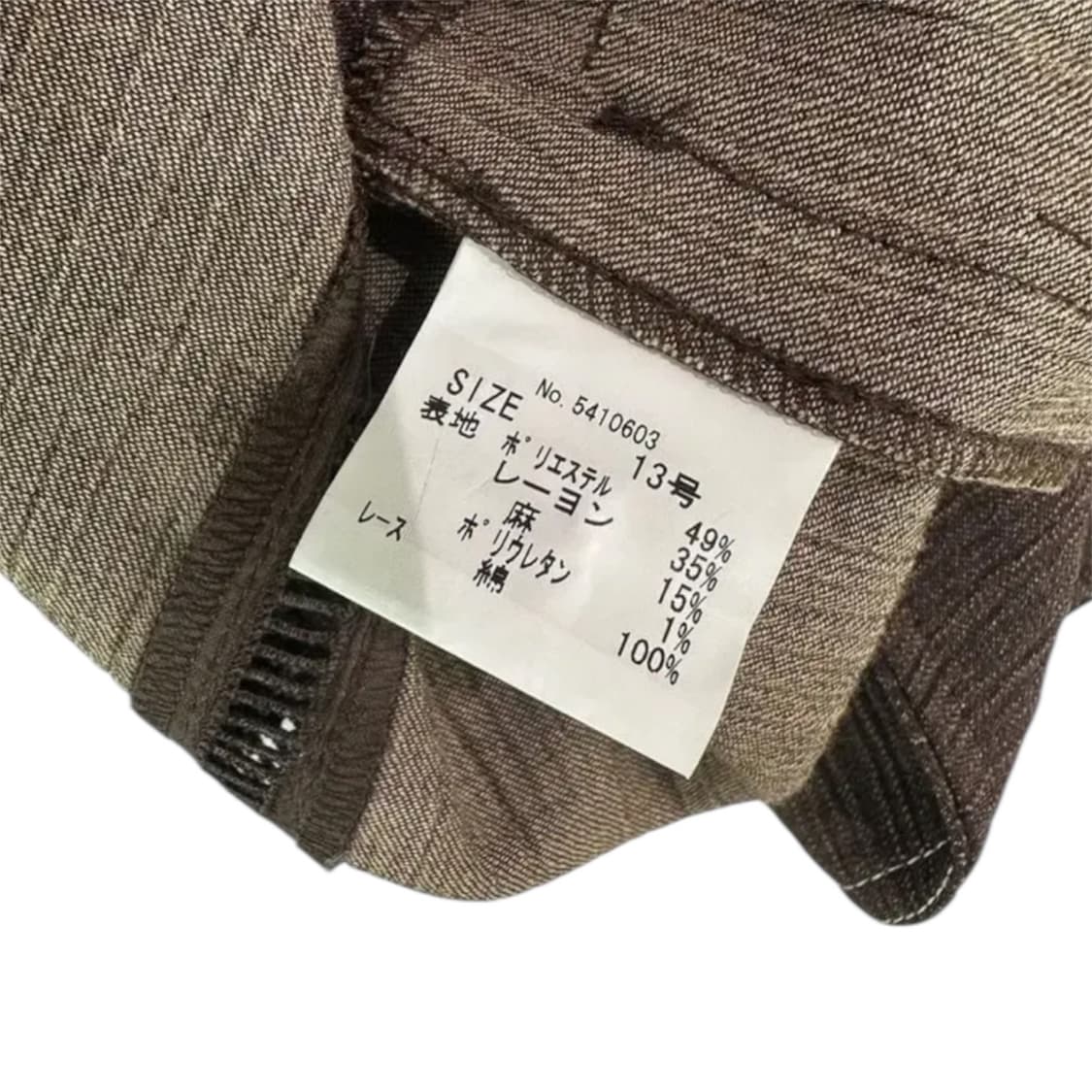 Brown Linen Zip-up Shirt Jacket 상품이미지3