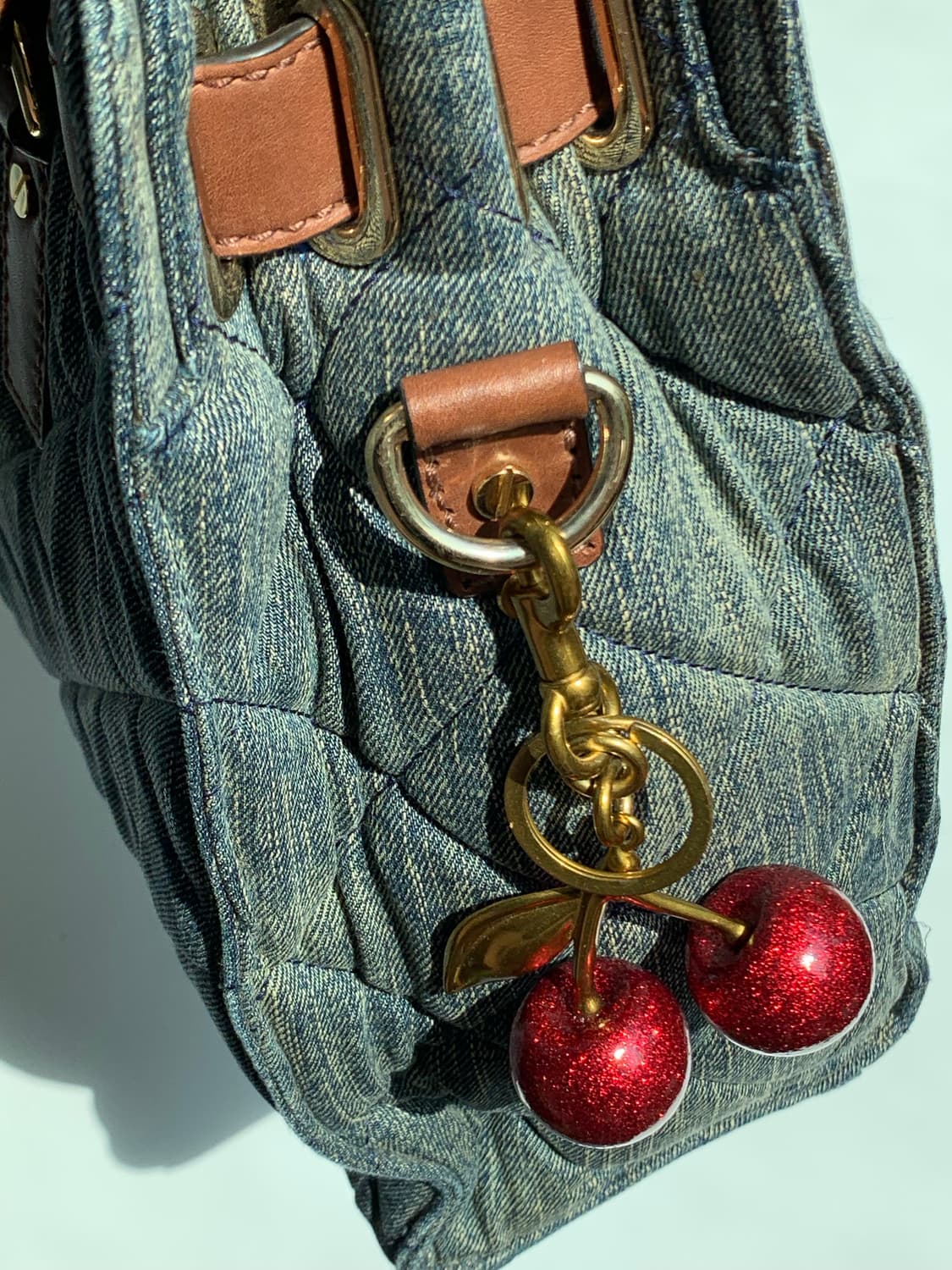 Michael Kors Bule Denim Hamiltom Bag 상품이미지3