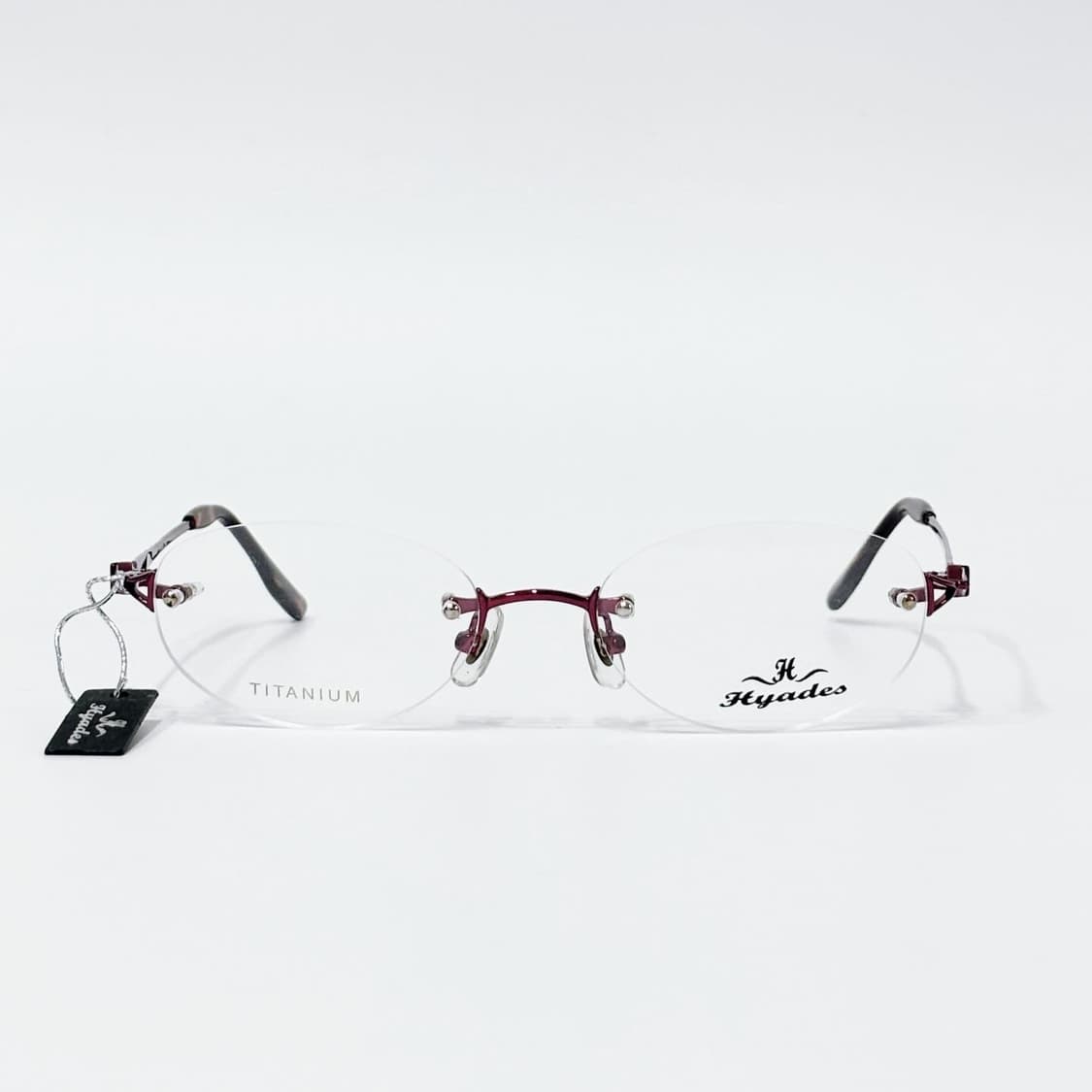HYADES 버건디 큐빅 무테 데드스탁 빈티지안경 상품이미지2