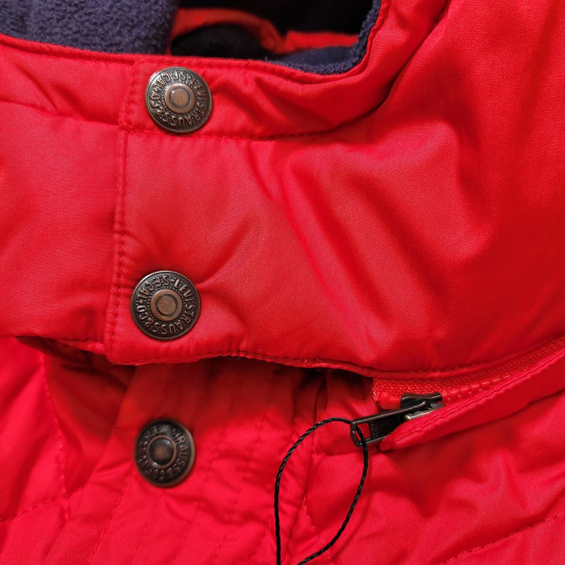 리바이스 레드탭 후드 탈부착 누빔 패딩 조끼 상품이미지5