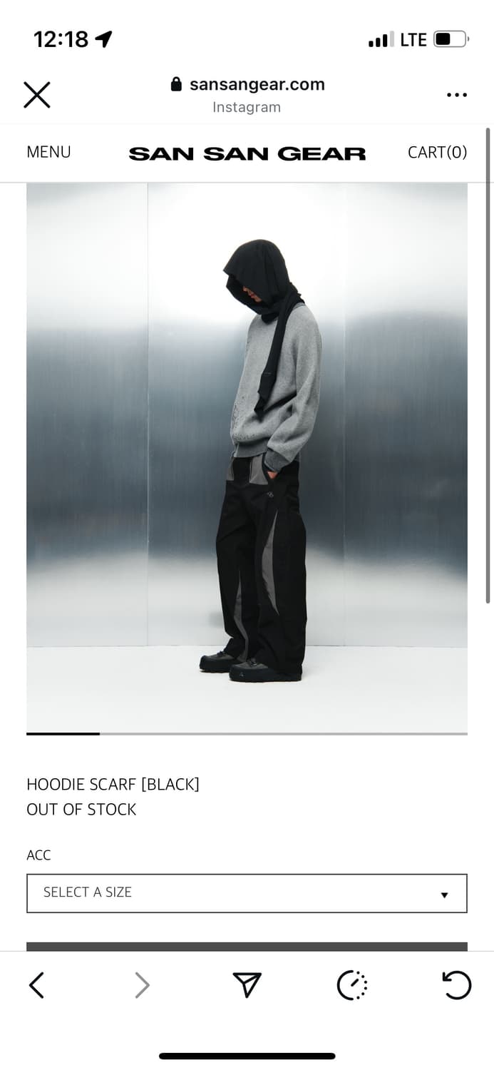 (구매)산산기어 후디 스카프 상품이미지2